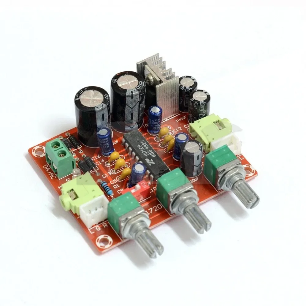 12V XR1075 BBE Tone Adjust Module Bass Treble Volume Control 2 Channel