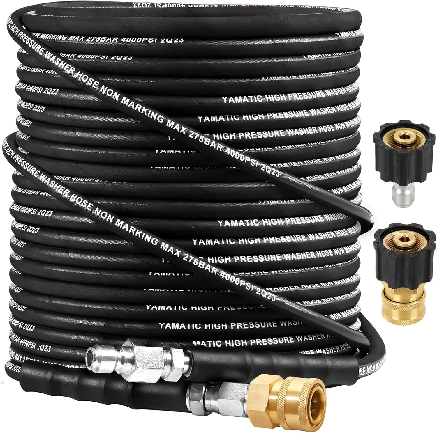 YAMATIC Kink Resistant Pressure Washer Hose 1/4