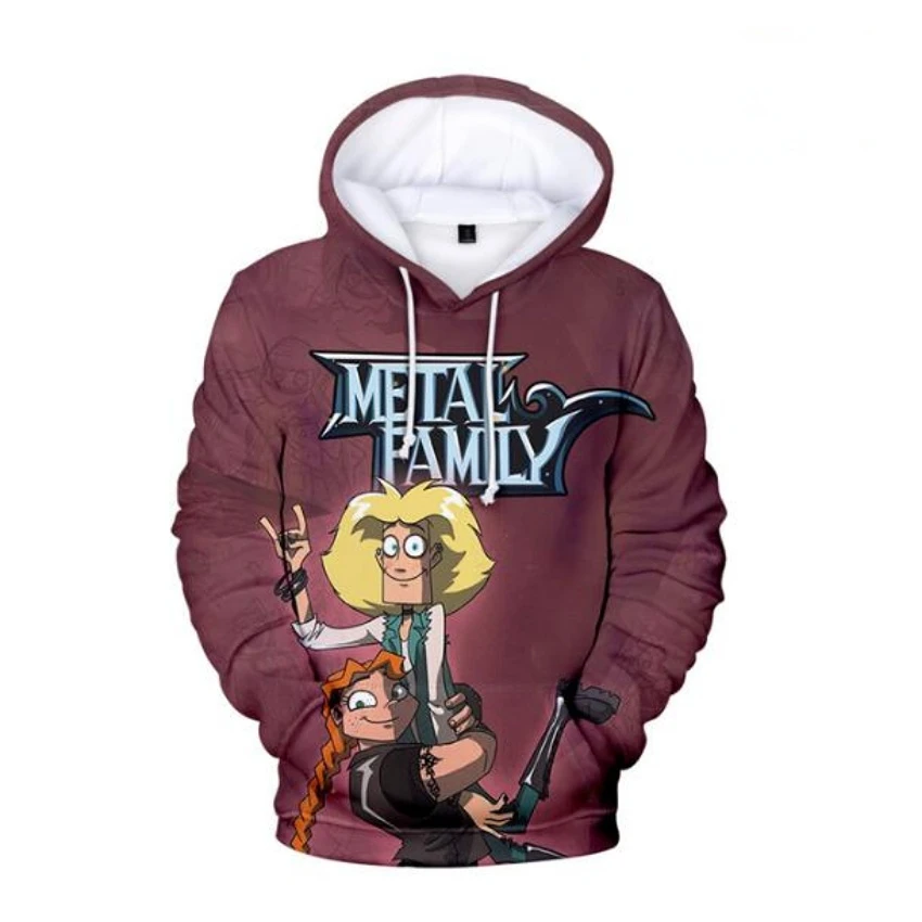 

Anime Metal Family 3D Print Oversized Women/Men Hoodie Sweatshirt Y2K Streetwear Hip Hop Pullover Hooded Jacket Male Tracksuit