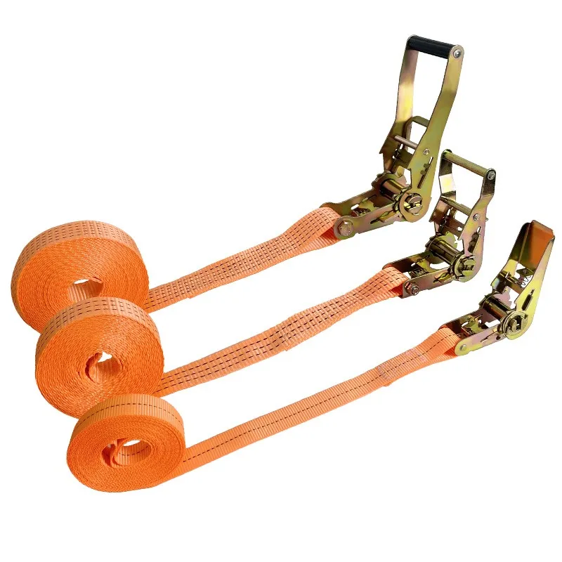 

Heavy Duty Metal Buckle Tie-Down Cargo Straps for Thickened Cargo Securing Tensioner Truck Top Fixing Tightener Tightener