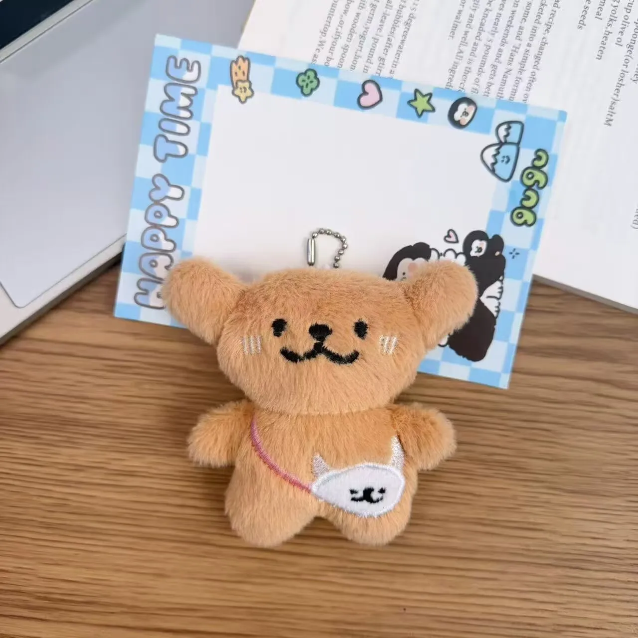 New Cute Shoulder Bag, Little Dog Plush Doll, Cute Line Doll, Keychain, Girls' Bag, Gift, Toy Pendant