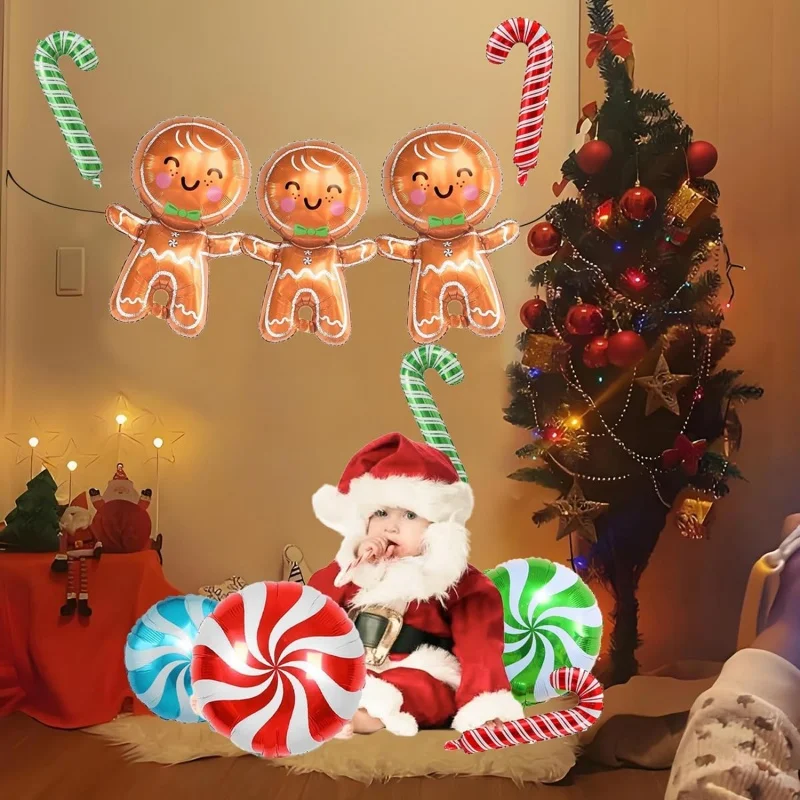 

New Christmas party decoration items ocean-themed children's party props pinkish-purple birthday balloon set