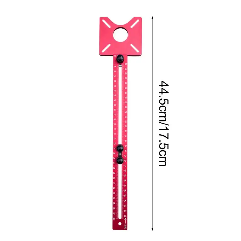 Alumínio Router Table Insert Plate, Milling Groove Bracke, 3 em 1 Router Tool, adequado para várias funções