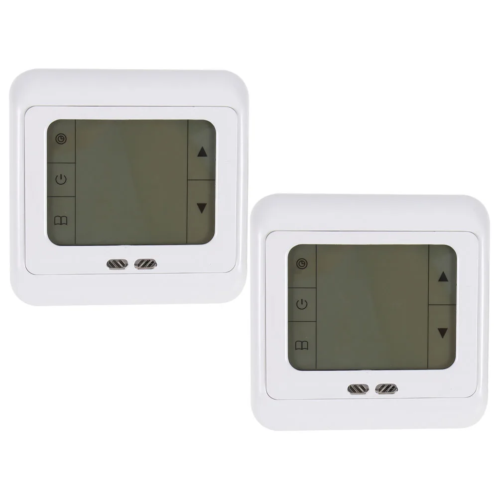 

2Pcs Pc Heating Thermostat Programmable Touch Screen Digital Thermoregulator for Floor Warming System Reliable Anti-Jamming