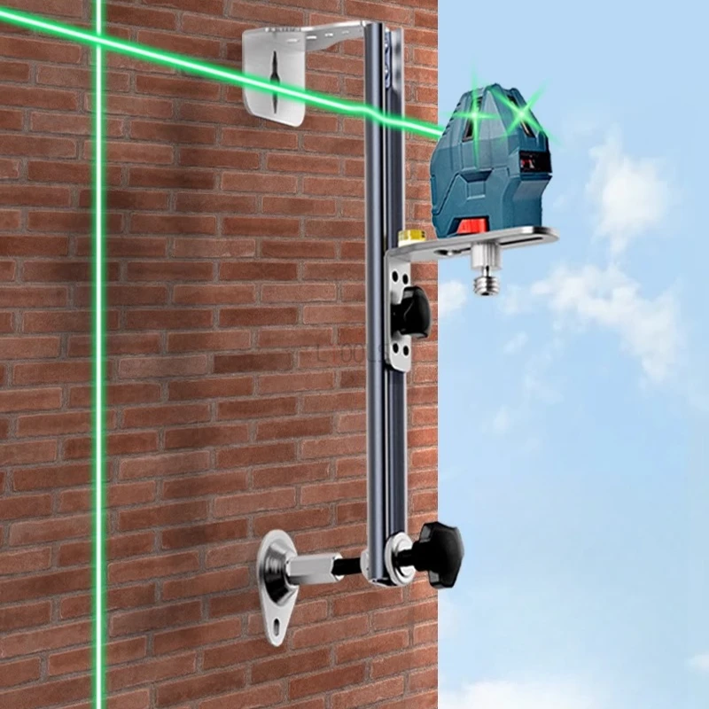 

200/300/400/500 мм стабильный монтажный кронштейн из алюминиевого сплава, регулируемый лазерный уровень с универсальным аксессуаром-адаптером