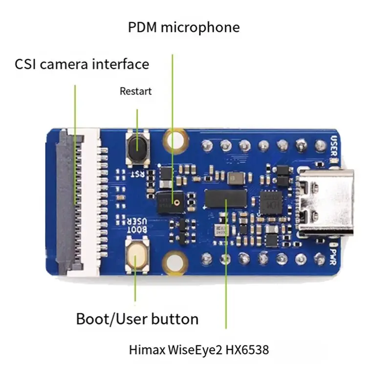 T23C Grove - Vision AI Module V2 Module - Cortex-M55 & Ethos-U55, Tensorflow And Pytorch Supported, For Arduino,ESP32C3