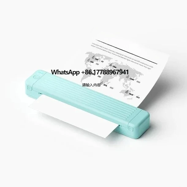 

Portable P831 A4 Handheld Thermal Transfer Printer Inkless Photo Printer for Normal A4 Letter Printing