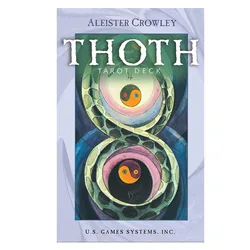 10.3*6cm 78 Pcs Card Thoth Tarot Cards Guidance -divination Fate Tarot Deck English Board Game for Family/Friends