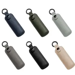 PU Leather U Disk Pouch Protective Cover Storage Bag USB Flash Drive Anti Lost Case Key Ring Holder Digital Accessories