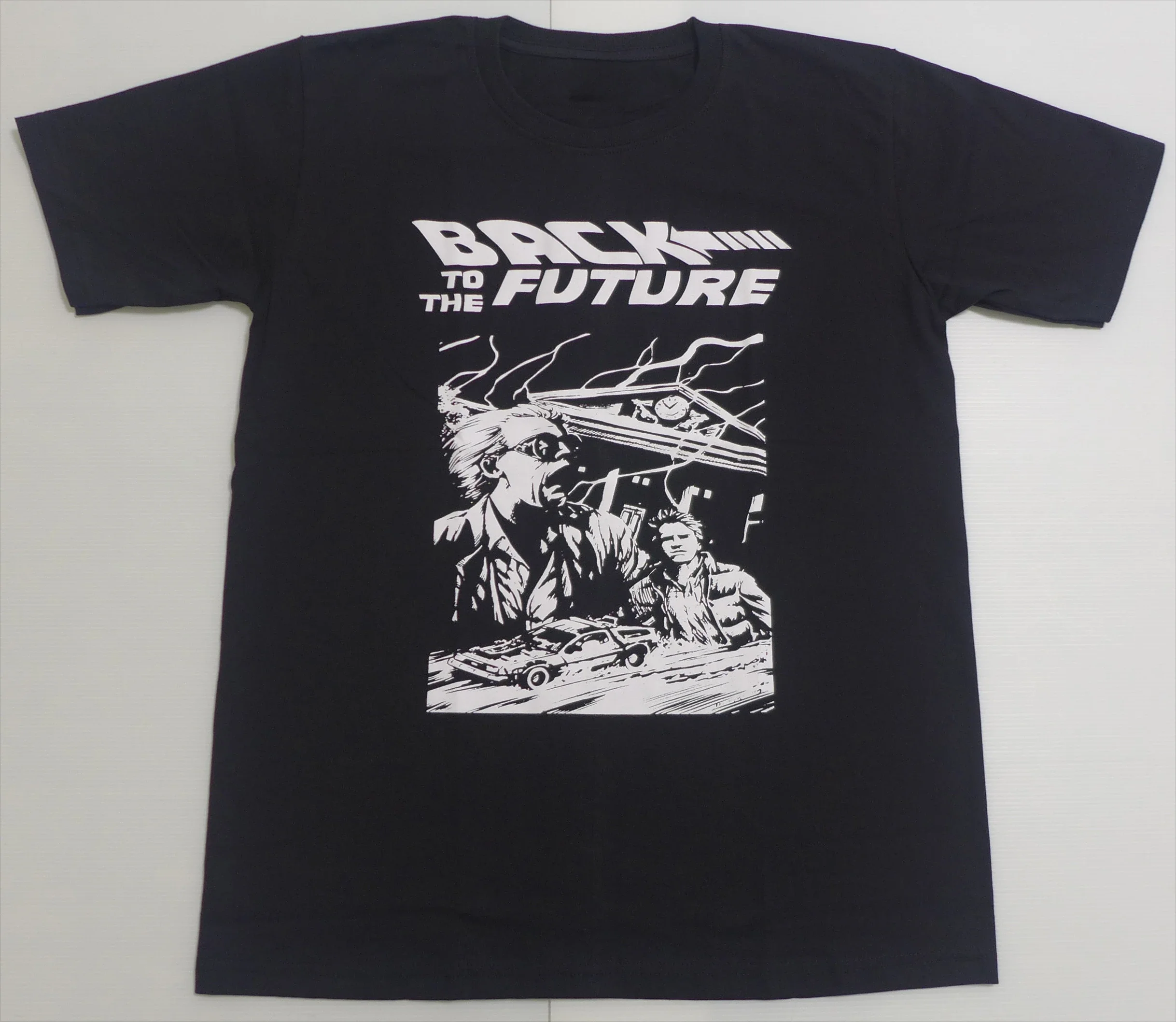 

Back To The Future Peripheral T-shirt Men's and Women's Cotton Summer 2025 Short Sleeve T-shirt Simple Fashion Printed T-shirt