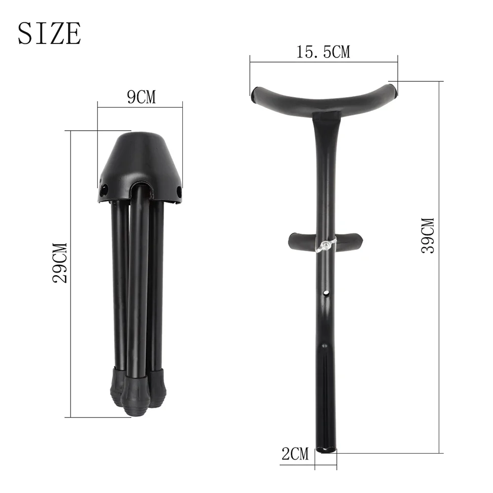 Alto Saxophone Stand Foldable Portable Saxophone Tripod Holder Support Bracket Woodwind Musical Instrument Accessories