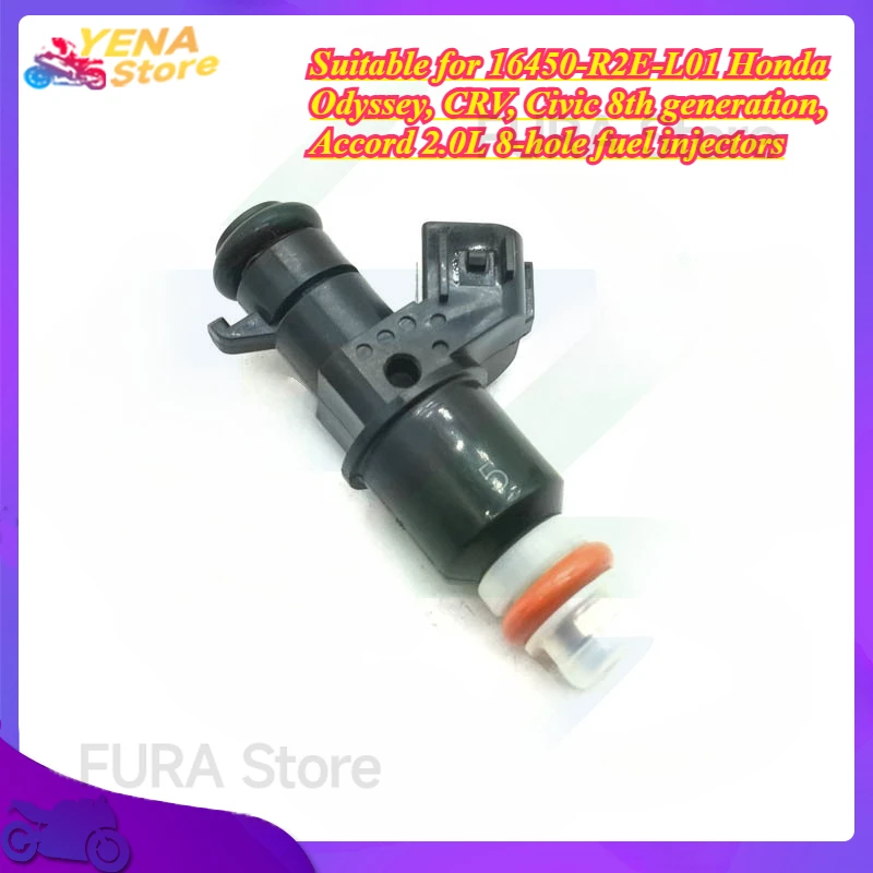 

Automobile fuel injector Suitable for 16450-R2E-L01 Honda Odyssey, CRV, Civic 8th generation, Accord 2.0L 8-hole fuel injectors