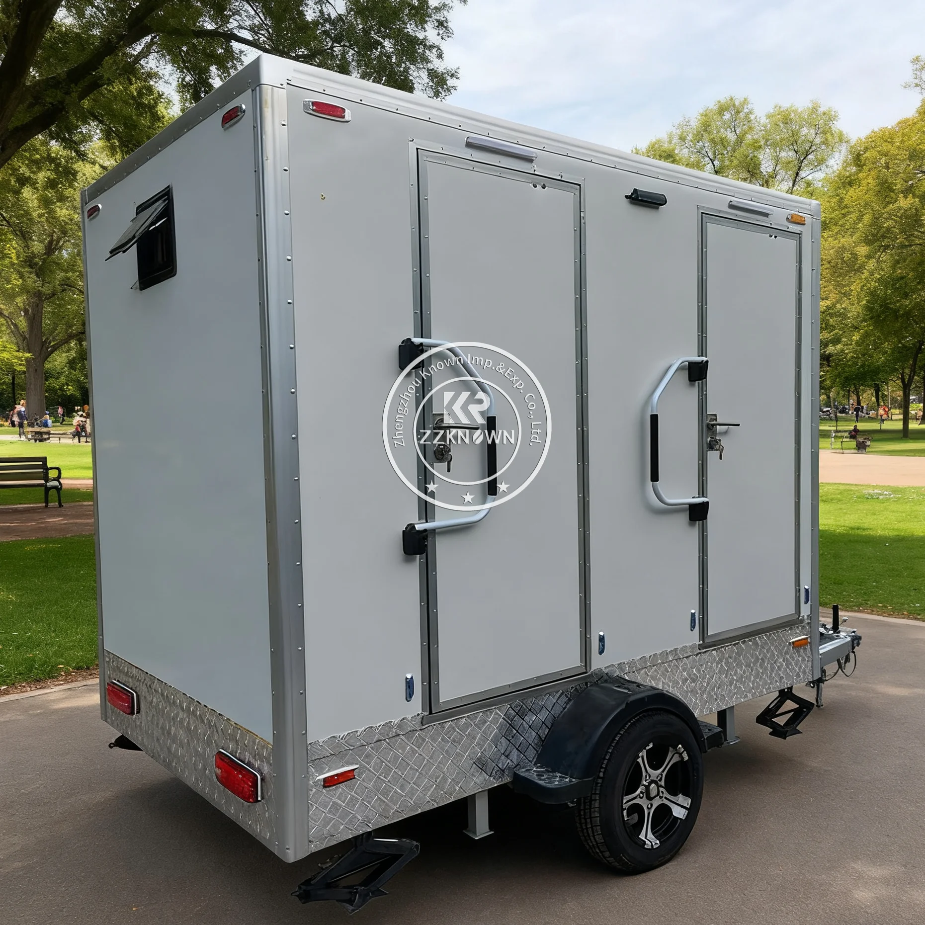 

Portable Bathroom Trailer With Custom Options Mobile Public Camping Toilet Trailer Camping Restroom on Wheels