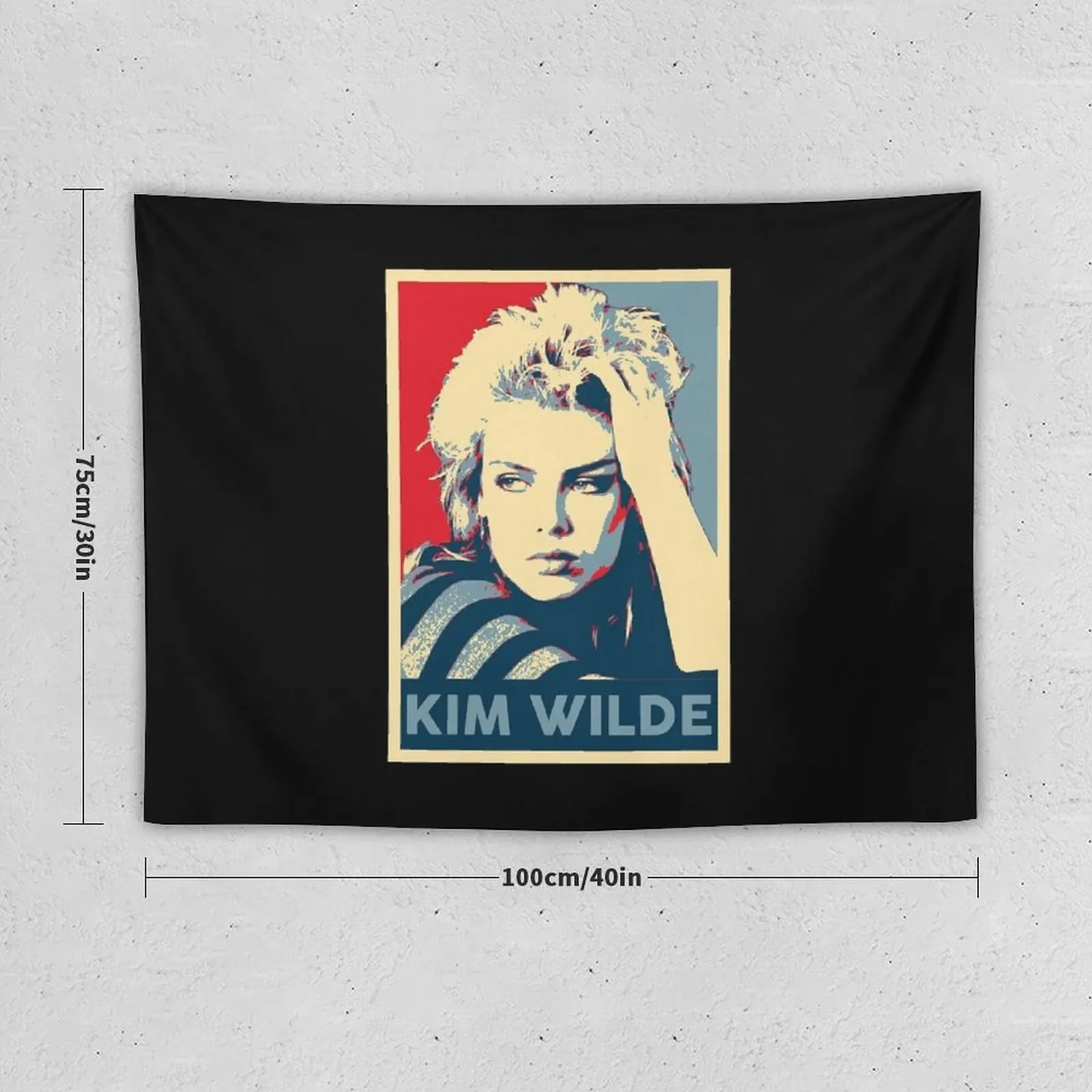 Kim Wilde Melodic Magic Tapestry Custom Wall Hanging Anime Decor Tapestry