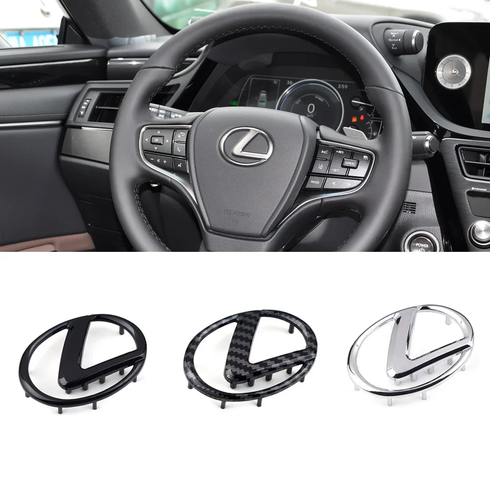 Steering wheel badge emblem replacement for Lexus ES240 ES250 ES350 IS250 IS300 RX270 GS NX300 RX300 RX350 RX400H SL430 CT200