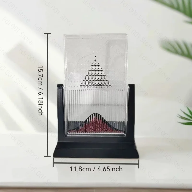 Galton Board Model Mathematical Teaching Toy Normal Distribution Principle Plastic Decorative Ornament