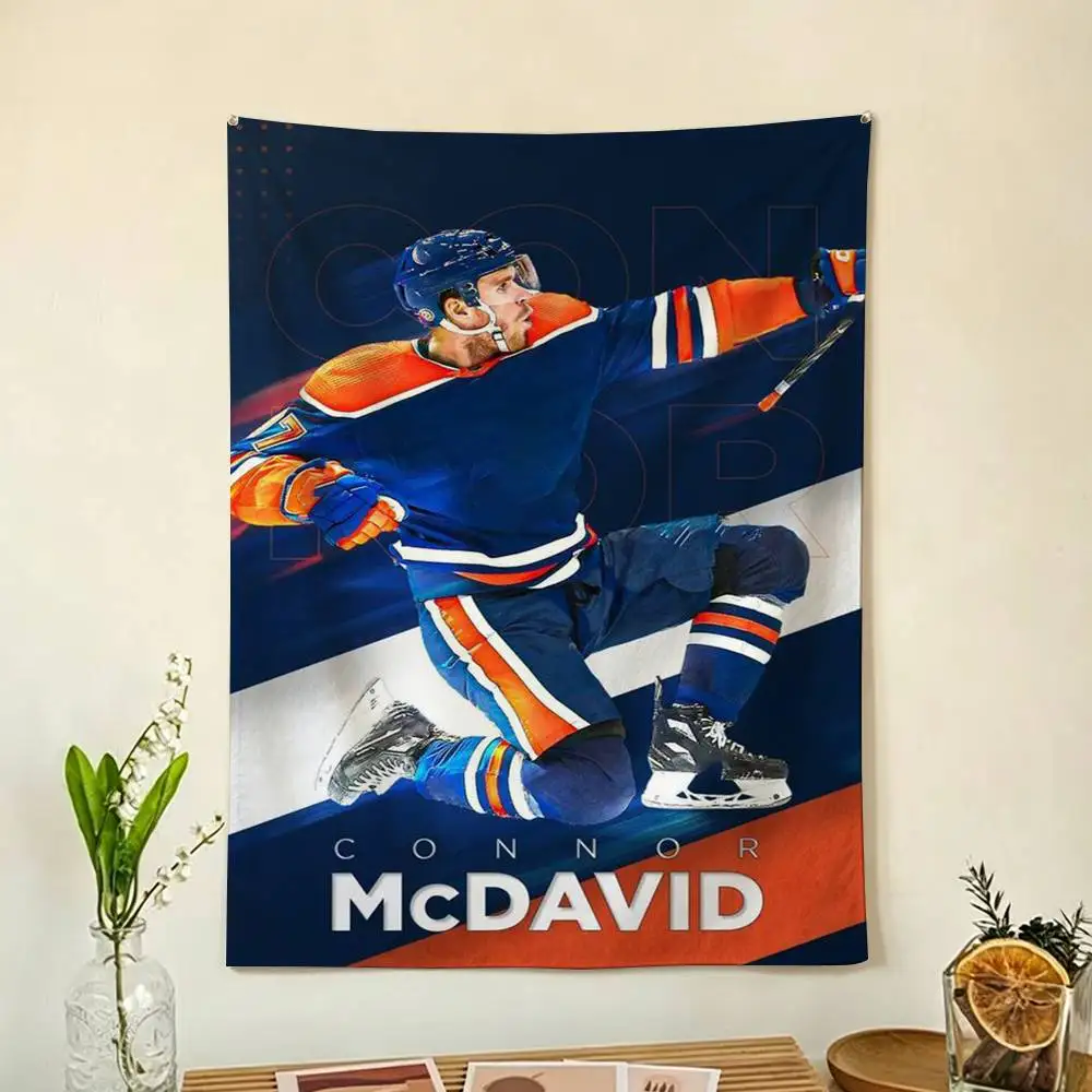 97 C-Connor M-McDavid Flag Outdoor Decorations for Bedrooms Home Decor Items Decoration Banners