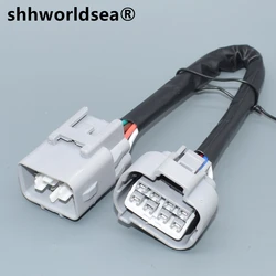 shhworldsea 8 Pin 90980-10897 90980-10896 Auto Connector Reversing Radar Assembly Plug PDC Socket For Honda XRV CRV Toyota