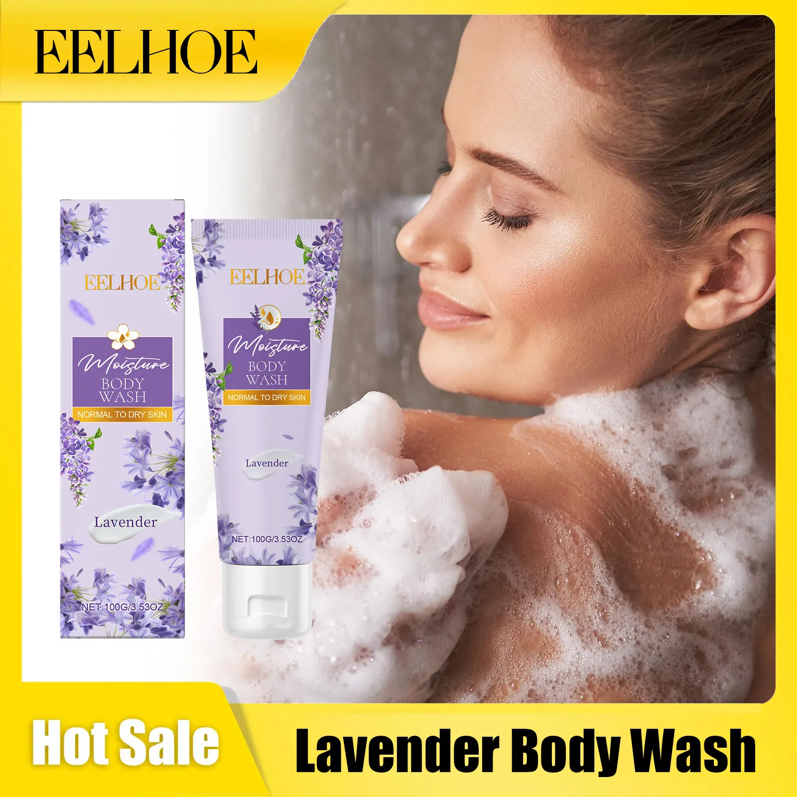 Lavender Body Wash Smooth Skin Hydrating Nourishing Body Deep Cleansing Skin Pigmentation Removal Bleach Moisturizing Body Wash