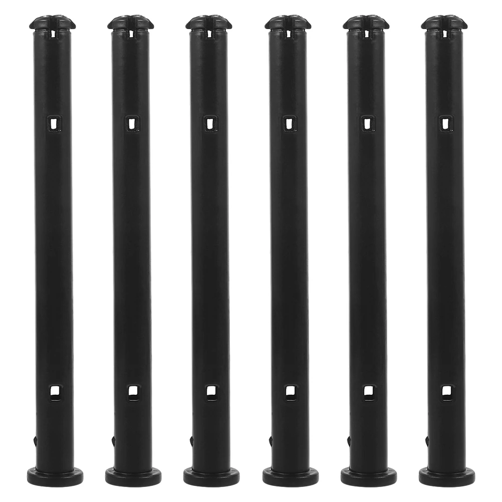 

6pcs Trash Can Latch Plastic Connectors for Outdoor Garbage Bin Lid Locks Dog Deterrent Foldable Extenders Fits Sanitation
