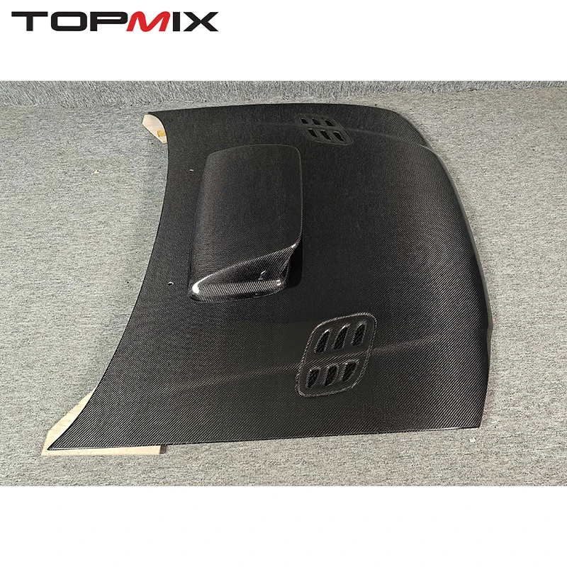 For Subaru Impreza WRX STI GC8 High-Position Air Intake Carbon Fiber Engine Bonnet (Lightweight High-Performance Hood)