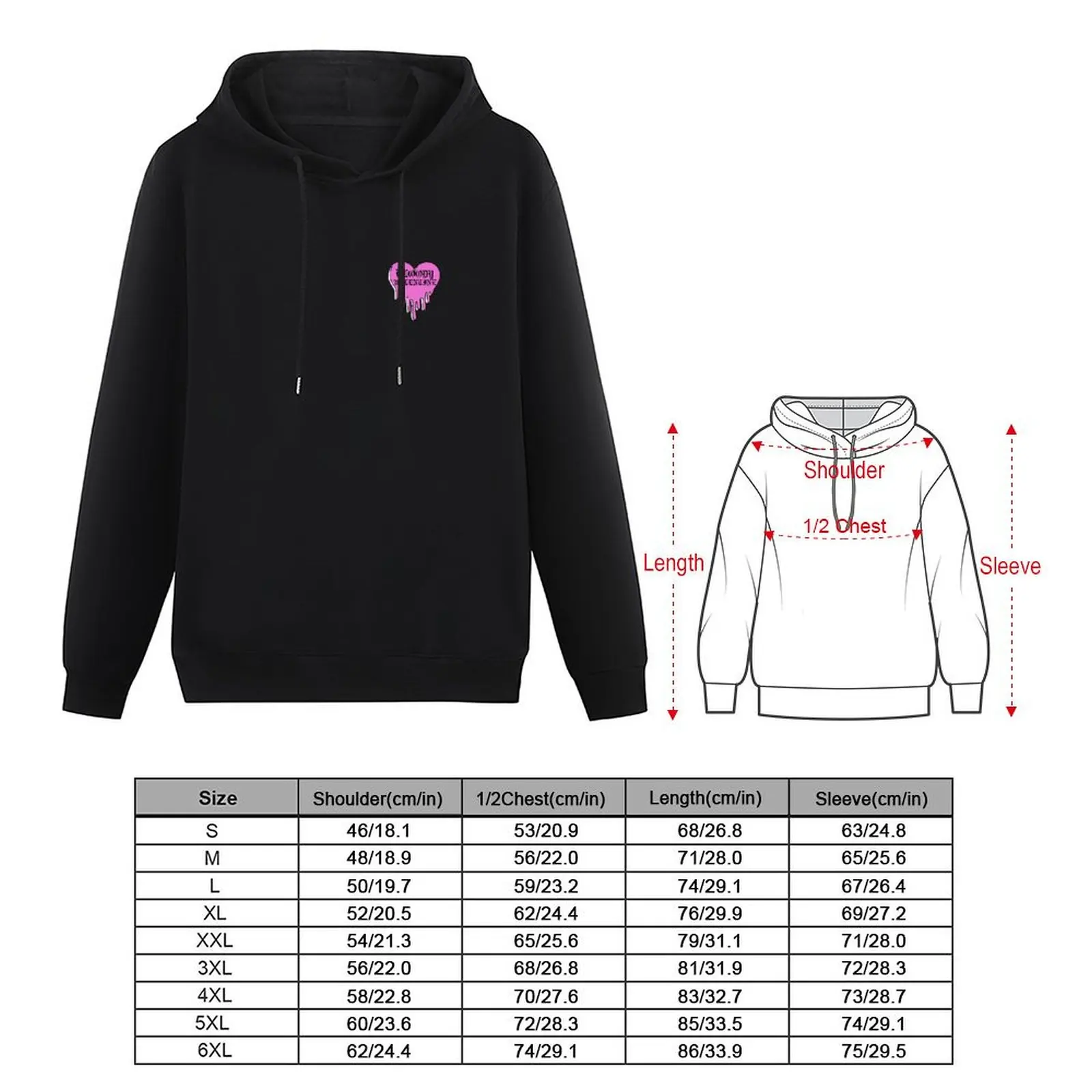 bloody valentine Pullover Hoodie autumn korean style clothes korean autumn clothes oversized hoodie