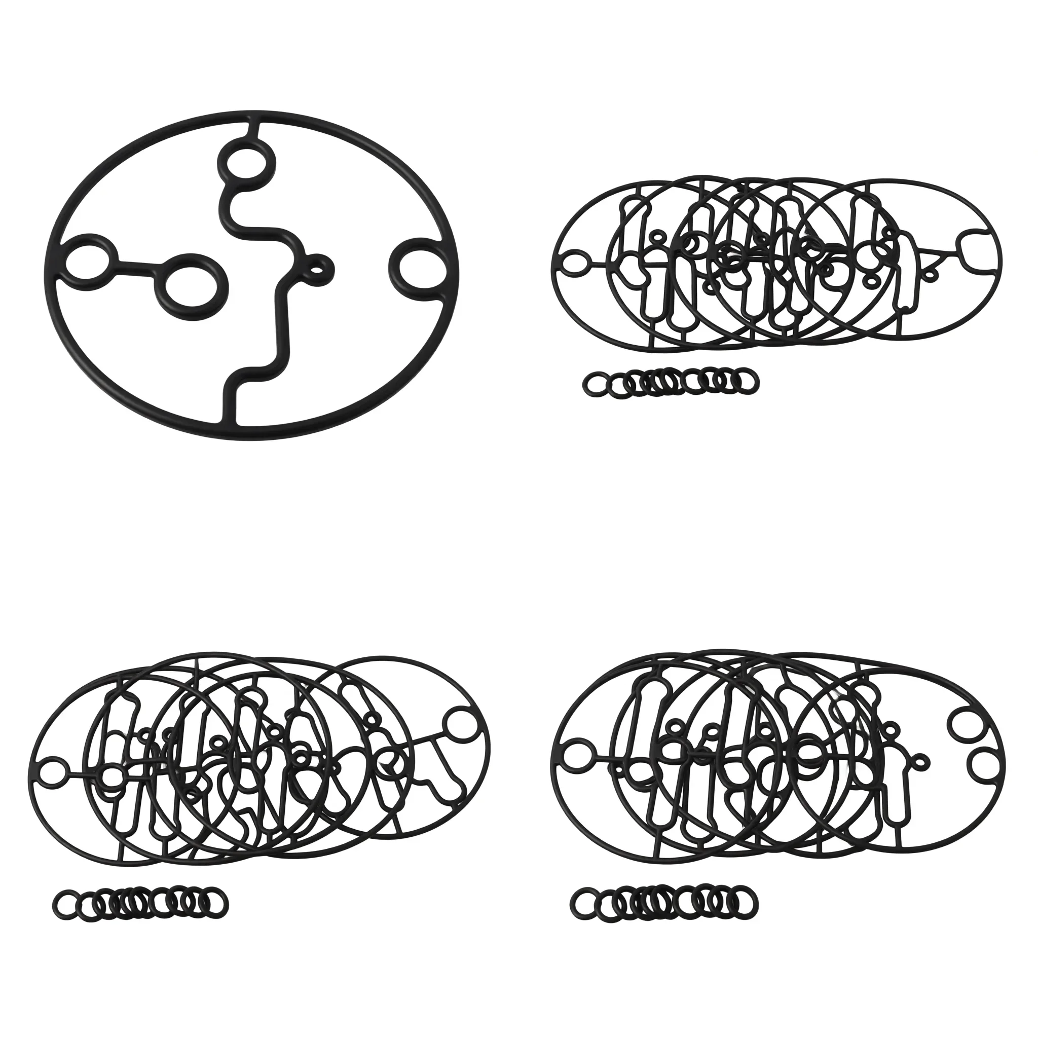Carburetor Seal 10 Pack Gasket Optimal Engine Performance Precise Design Reliable Seal High-quality Materials For 698781