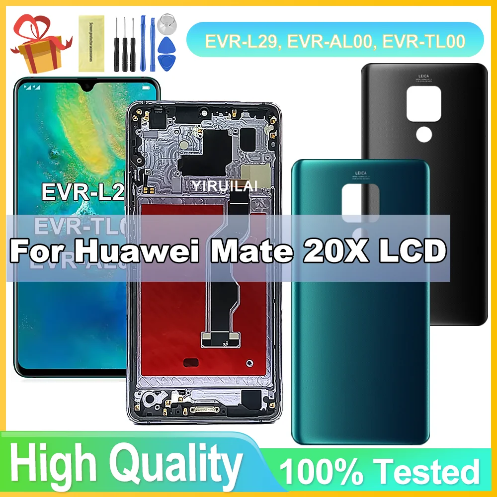 

For HUAWEI 7.2''Mate 20X For Mate 20 X EVR-L29 AL00 TL00 LCD Display Touch Screen Digitizer Assembly Replacement