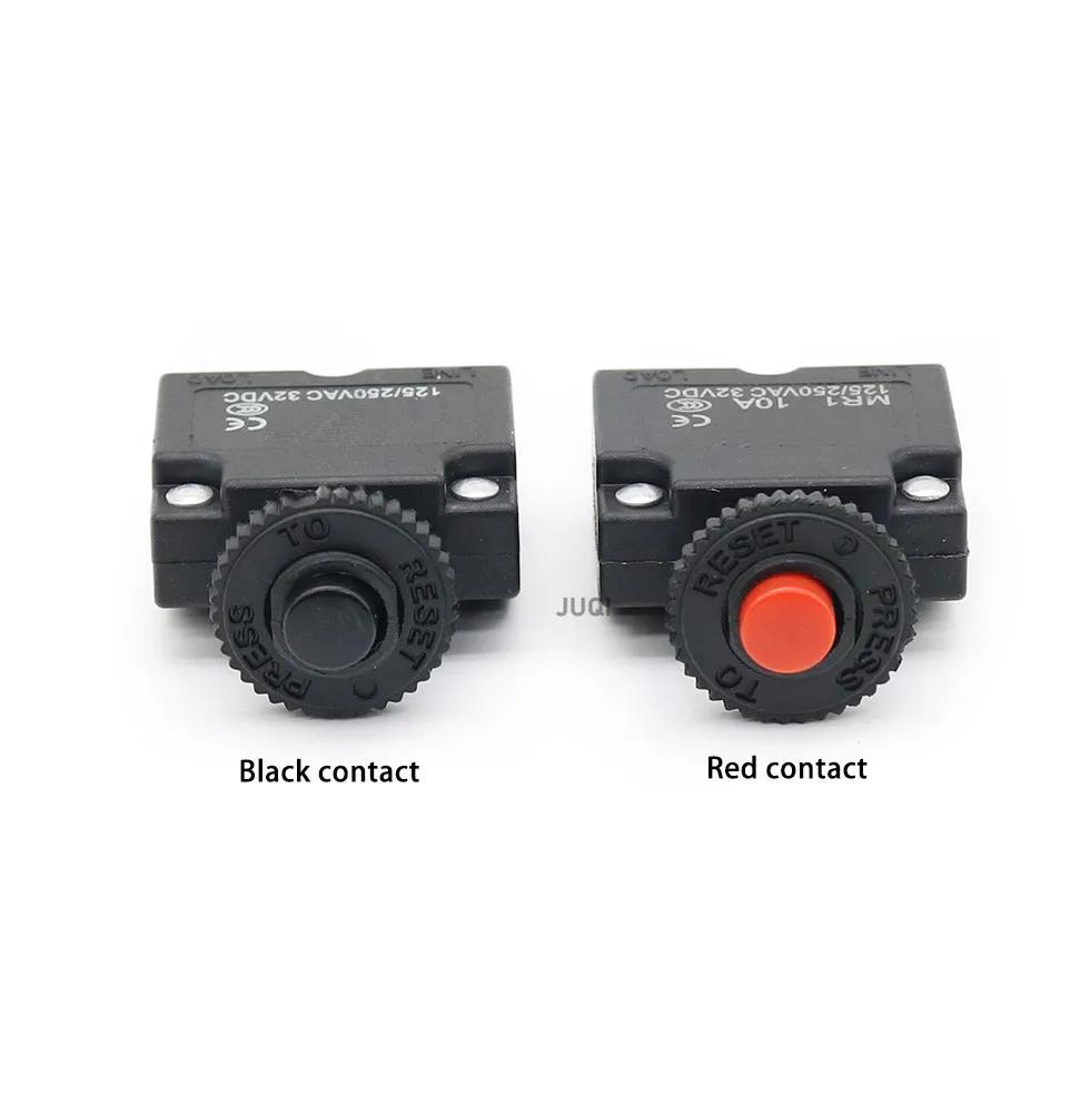 1PCS overload switch overload protector MR1 3A 4A 5A 6A 7A 8A 10A 15A 16A 18A 20A 25A 30A Circuit Breaker Overload Protector