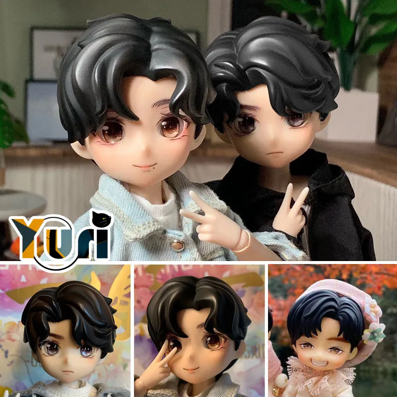 New Anime Original Wang Yibo Xiao Zhan Star Handmade OB11 Hair Wig Cosplay The Untamed C