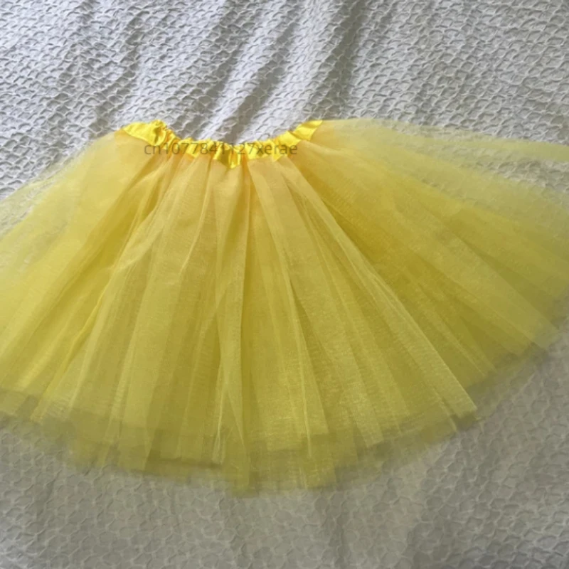 30cm Carnival Christmas Colorful Puffy Mesh Short Skirt, Beautiful Girl Princess Children's Dance Party Performance Skirt