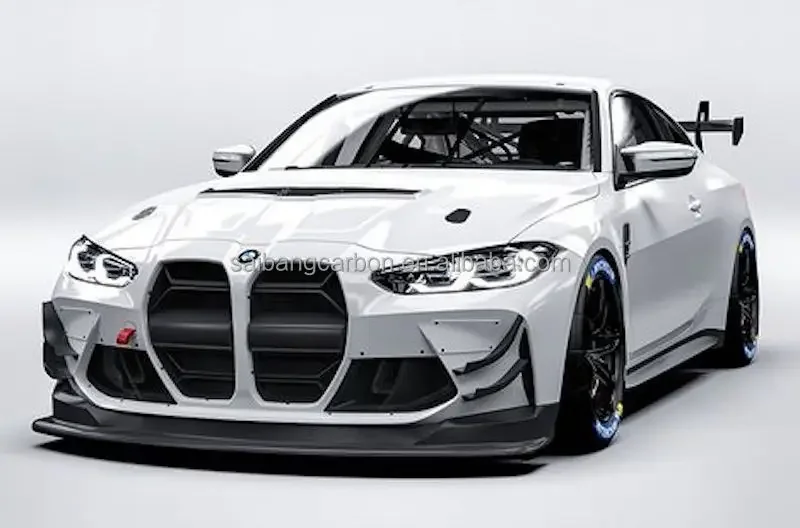 New! G80 M3 Canards GT4 Style Front Bumper Canards Winglet Fit For BMW G8X M3 M4 2022