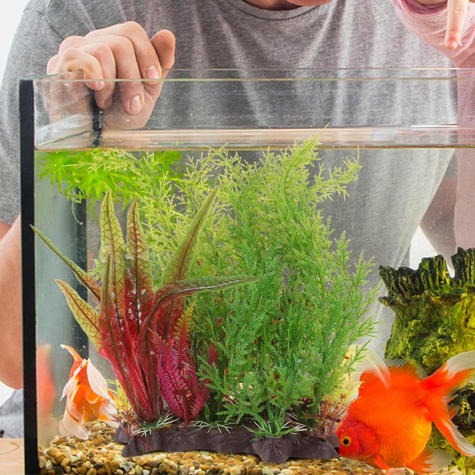 

Artificial Aquatic Plant Decoration for Fish Tank Realistic Aquarium Plants Landscape Design Fake Plants for Aquarium