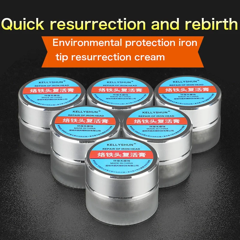 Soldering Iron Tip Cleaner Soldering Iron Tip Oxidation Cleaning Paste No Solder Repair Paste Repair of Iron Head