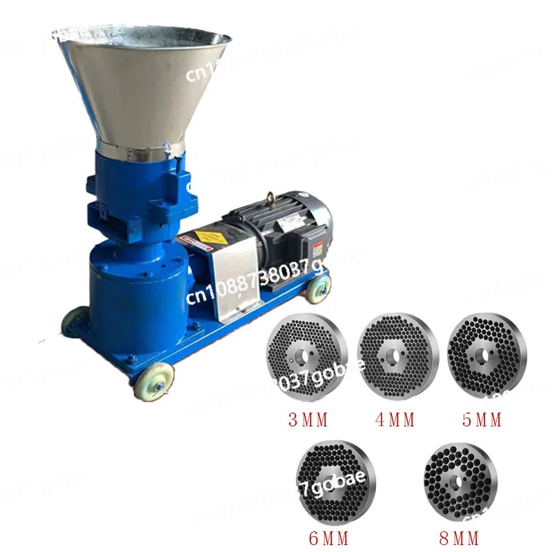 Small flat mold feed pellet machine cattle and sheep pelletizer chicken, duck and goose breeding