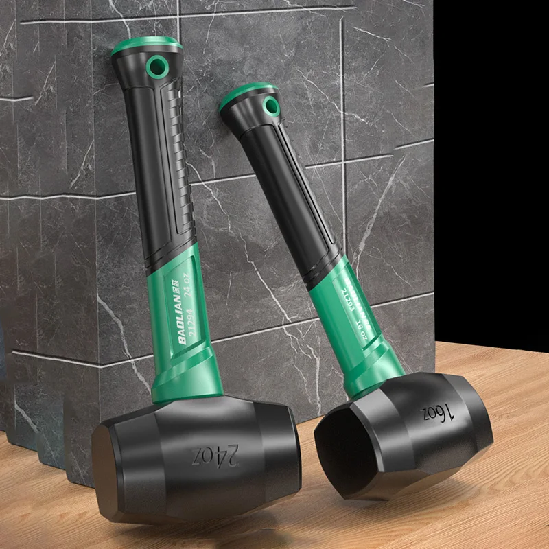 Rubber Hammer Professional Floor Tile Installation Hammer Multifunctional Earthquake-proof Hammers Woodworking Hand Hammers