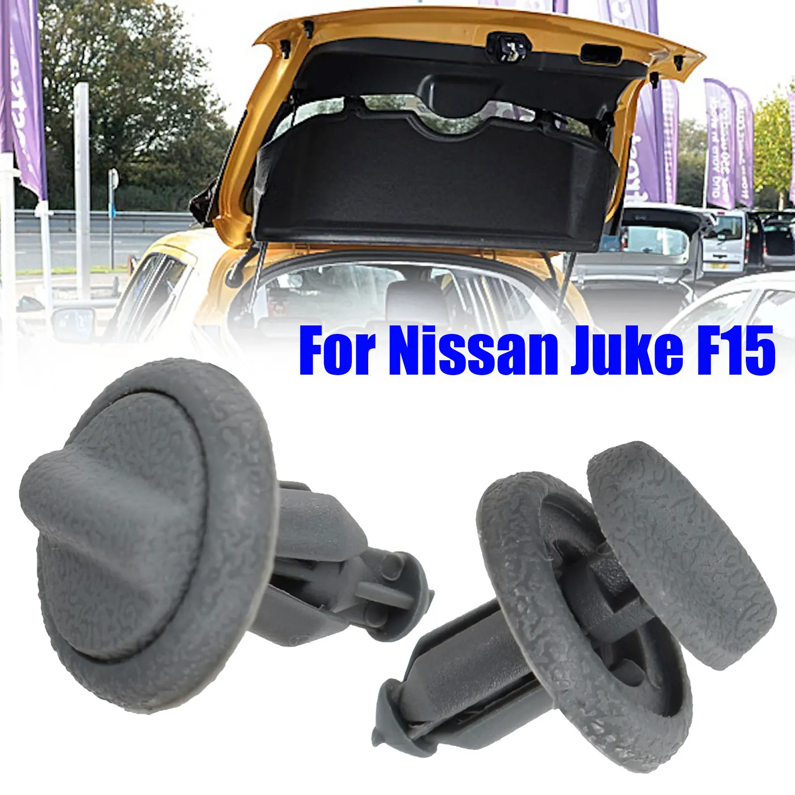 Clips de suspensión para estante de paquete para Nissan Juke F15, gancho para maletero trasero, sujeción para maletero, Clips de soporte para equipaje, gancho para colgar maletero 799161KA3A