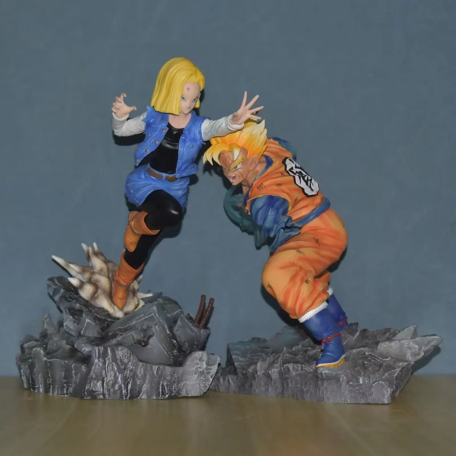 Desperate Rebellion GK Future Warrior: Gohan Battle Damaged (Saiyan vs. Androids) Figurine gift Anime Action Figurines