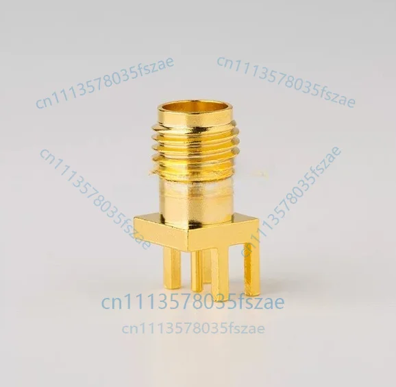 1pc sma-khd9 offset 2mm pitch straight female base pcb soldering plate sma-kef side-mounted bottom base sma-ke accessories
