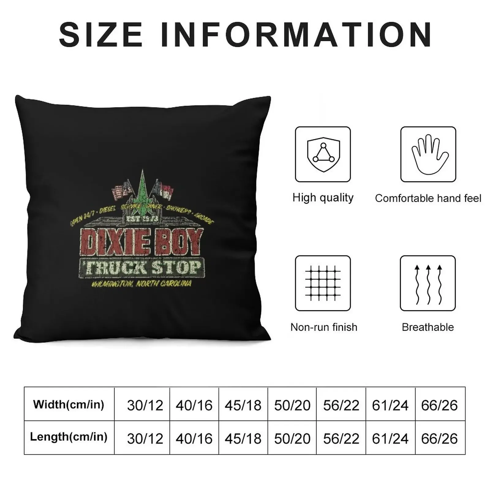 Dixie Boy Truck Stop T-Shirt Throw Pillow Luxury Sofa Cushions Pillow Cases pillow