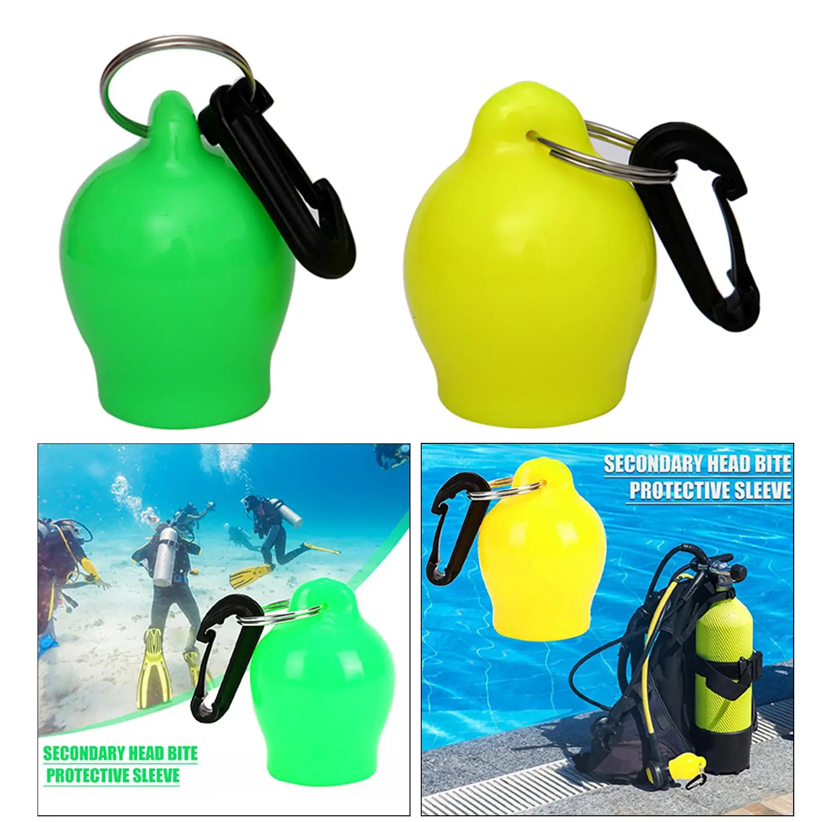 Snorkel Regulator Mondstuk Cover Scuba Duikhouder W/Clip