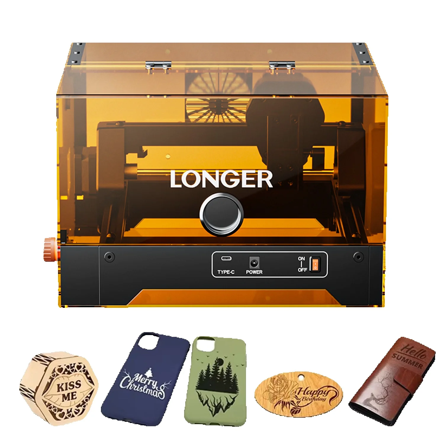 RAY5 miniS 2,5 W/3,5 W/5,5 W Mini tragbare Lasergravierer Graviermaschine DIY bemalt Katze Hundemarke Papier Leder Holz Kunststoff Logo