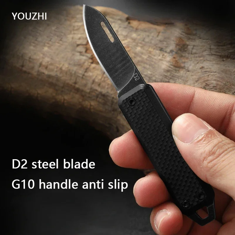 

G10 Anti Slip Handle Camping Folding Knife Outdoor EDC Survival Utility Stainless Steel Blade Pocket Self Defense Knife