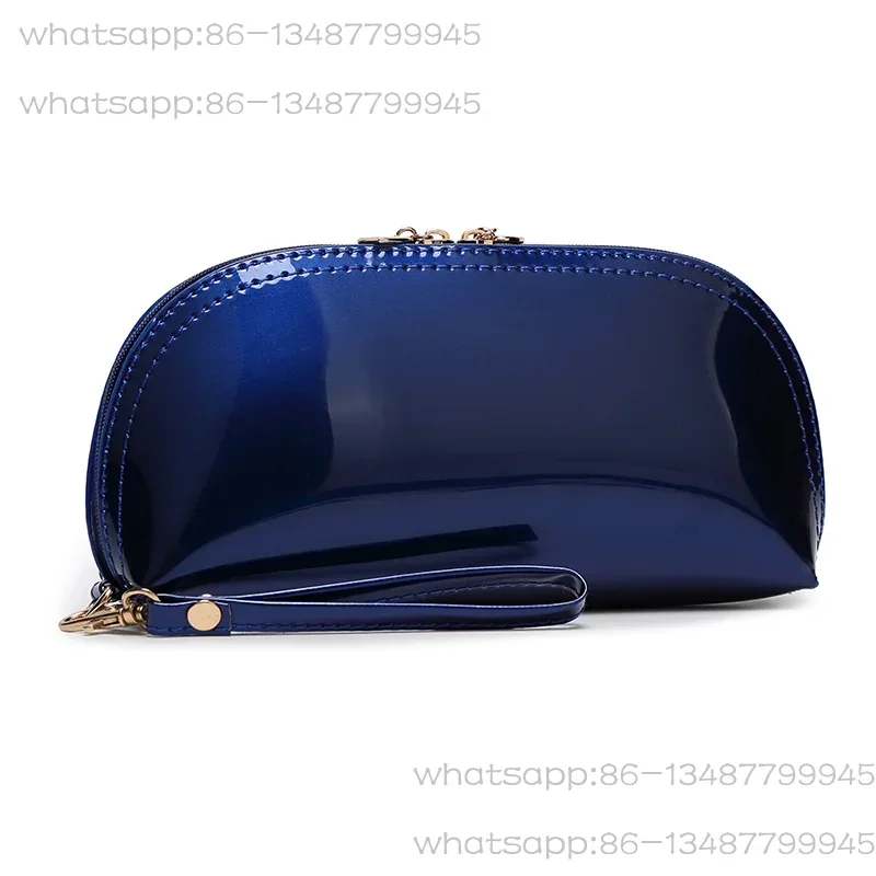 2025 new clutch women's  key bag patent leather handbag candy color casual mobile phone  mini change bag