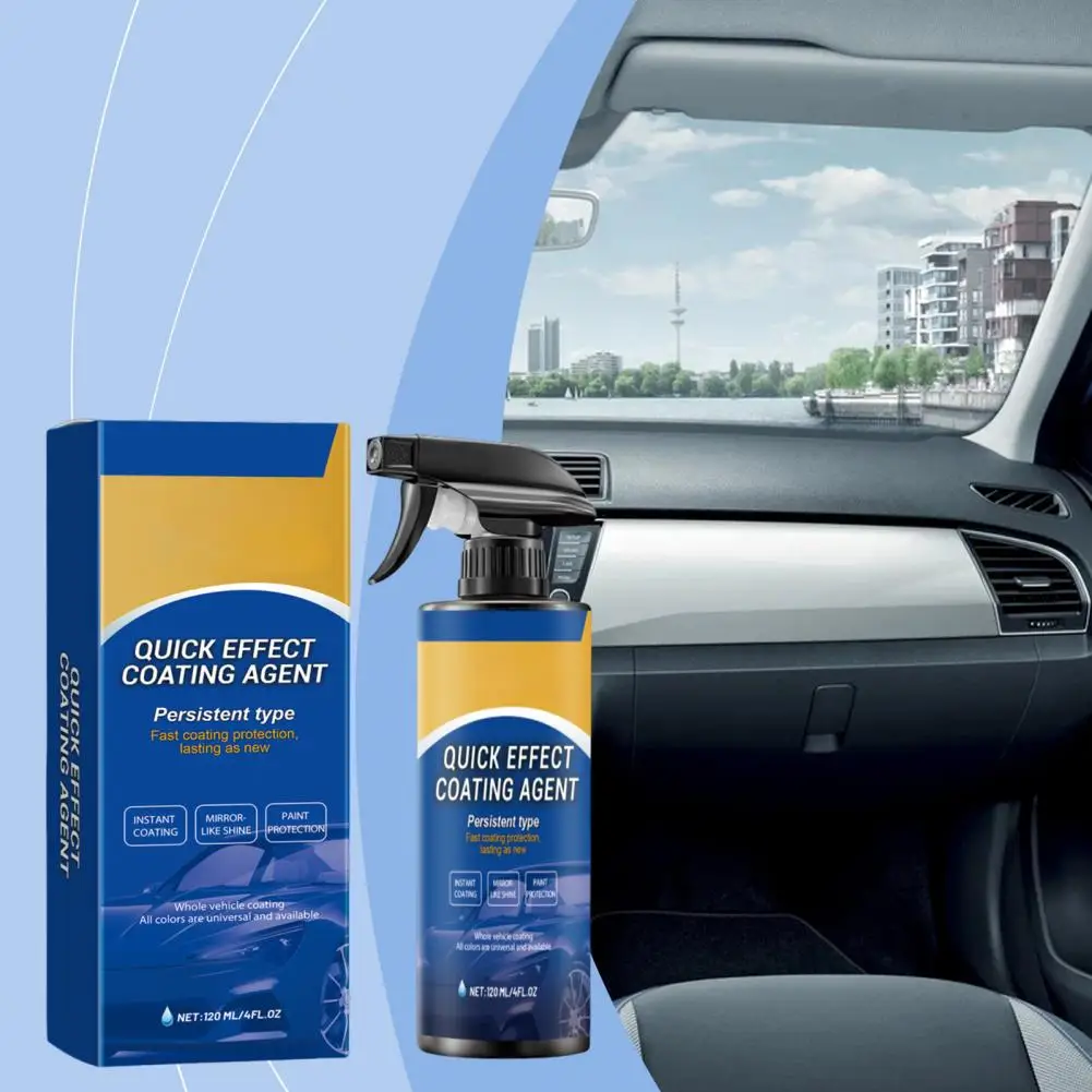 Automotive Coating Spray Waterless Car Quick-Acting Coating Agent Scratch Remover Wax Polish Hydrophobic Protection Maintenance