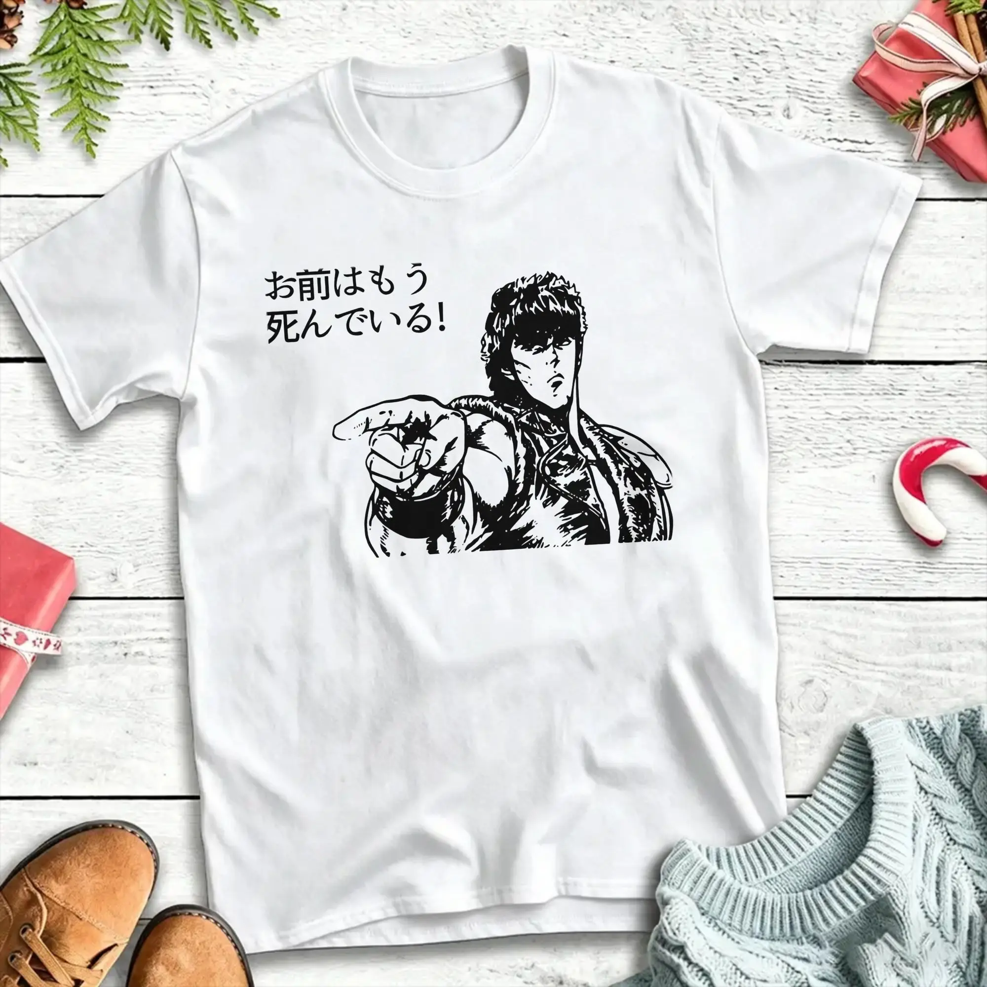 Fun Fist of the North Star T-Shirts Crew Neck 100% Cotton T Shirts You Are Already Dead! Short Sleeve Tee Shirt Plus Size Tops