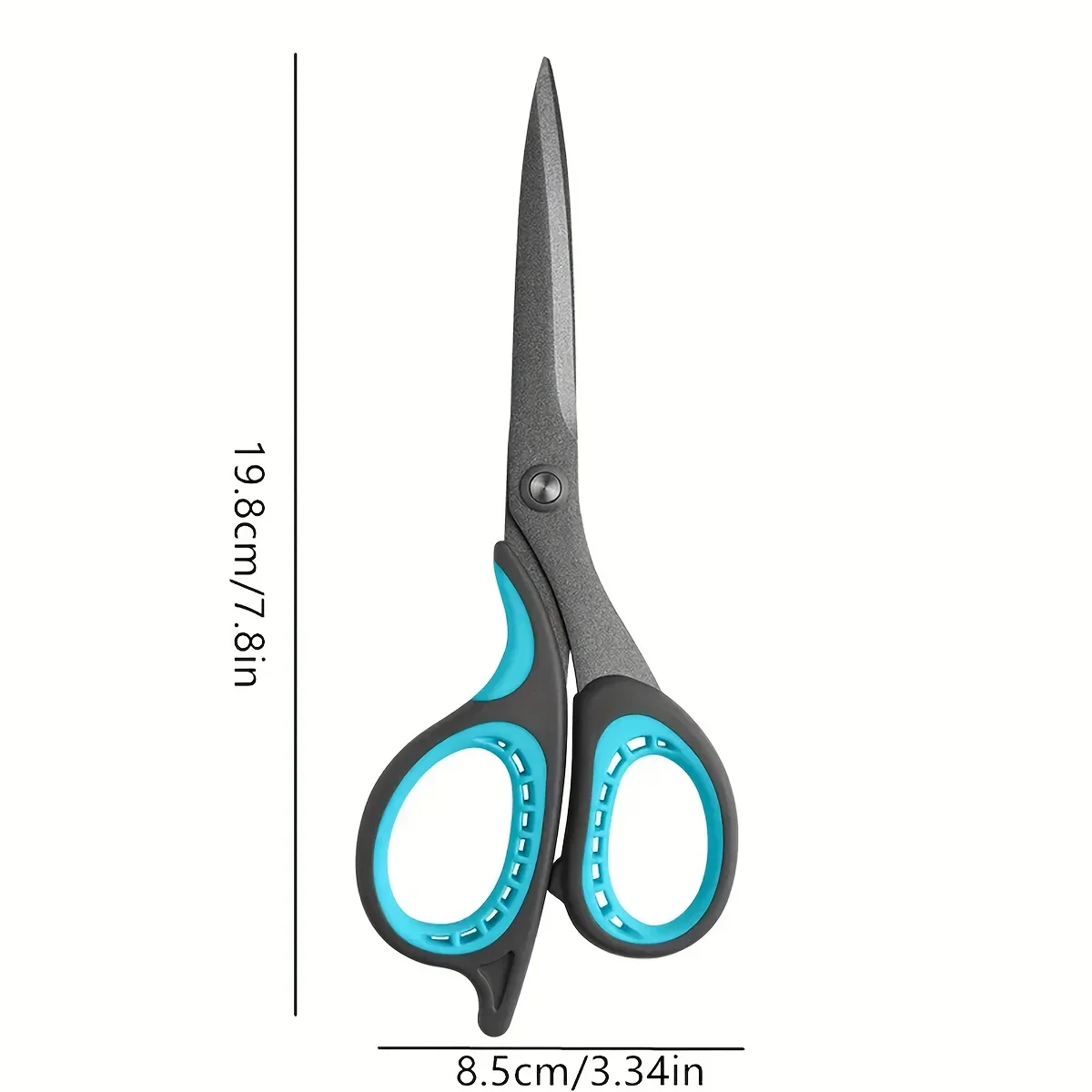 Ergonomic Comfort-Grip Teflon Non-Stick Rust-Proof Precision Cutter Scissors for Office And Kitchen Use