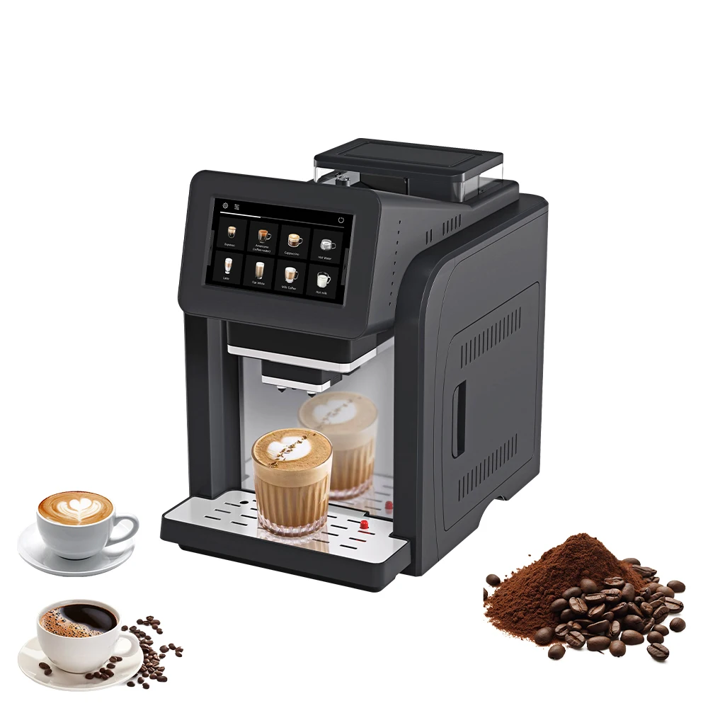 Mcilpoog WS817 -7"ColorfAutomatische Espressomaschine mit Milchaufschäumer, 21 Geschmacksrichtungen