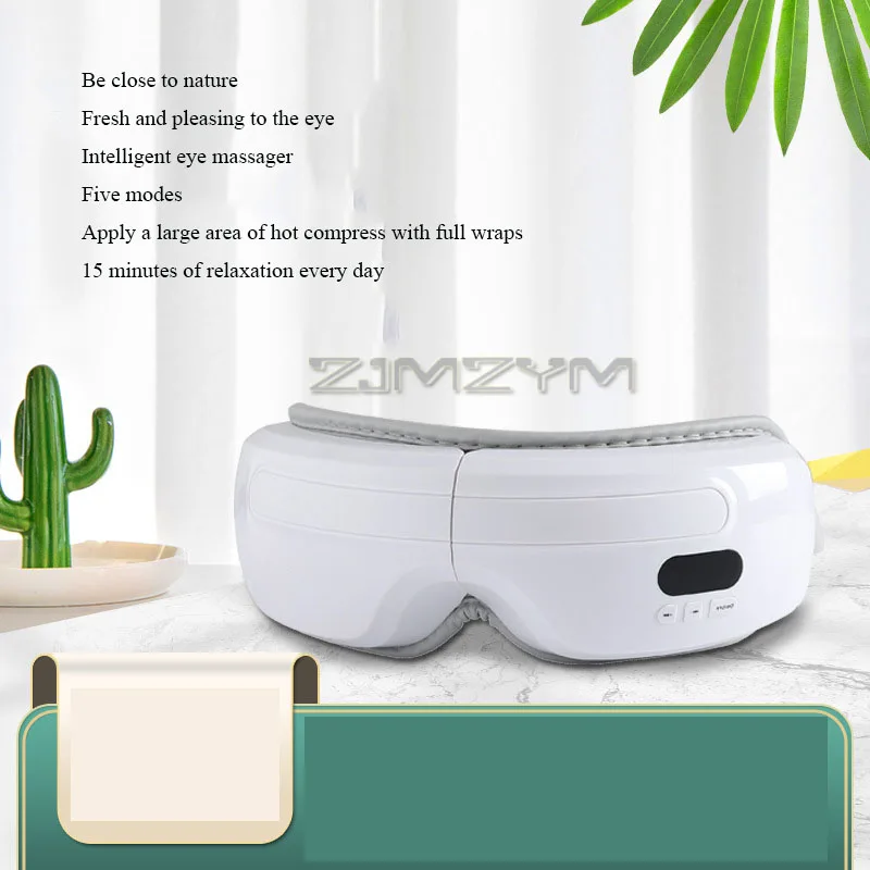 Zusammenklappbares Augenmassagegerät, Airbag, heiße Kompresse, Vibration, Augenschutz, intelligentes Timing, Augenpflegeinstrument zur Linderung von schwarzen Augenringen