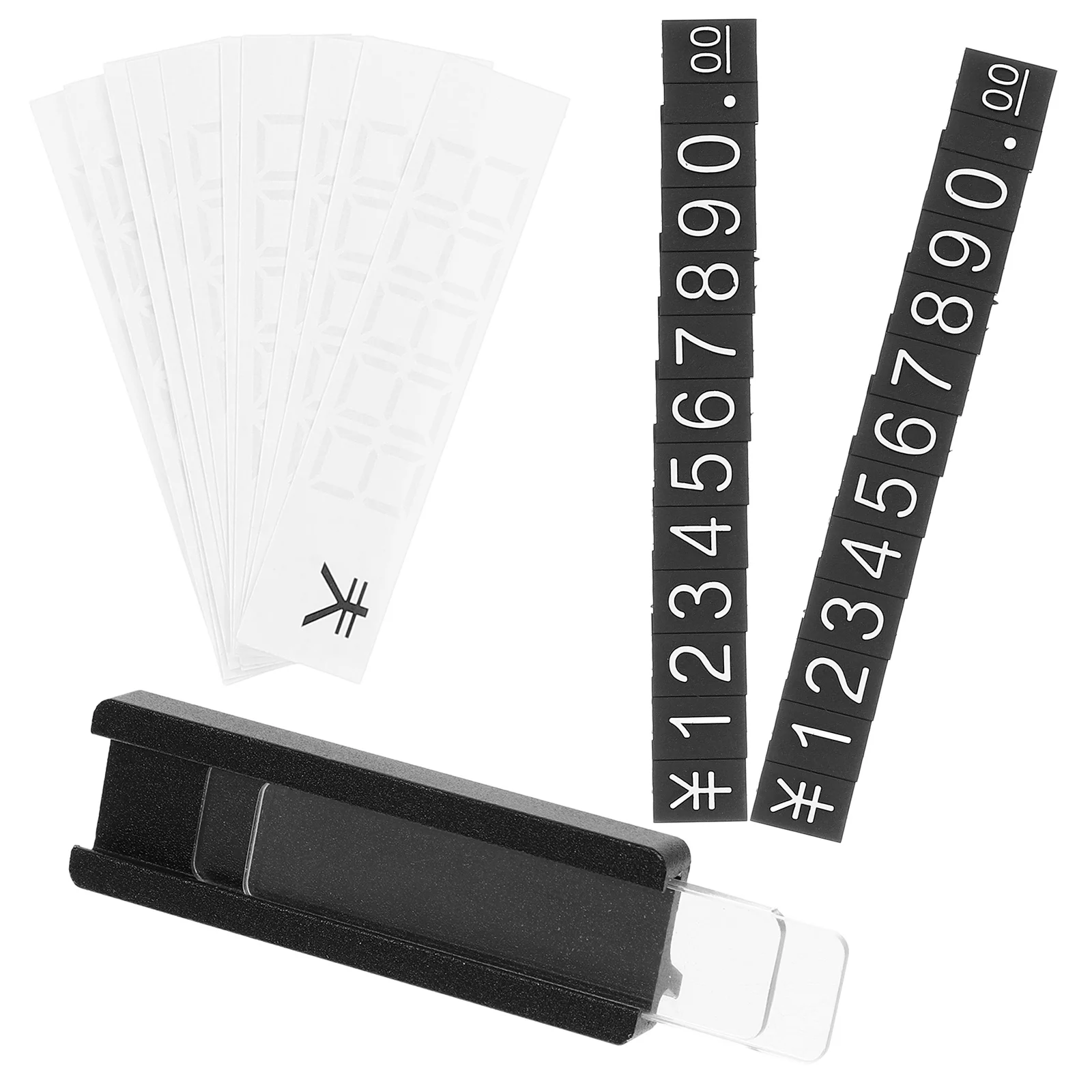 

Price Display Board Prices Tag Small Store Stands Tags for Blocks Adjustable